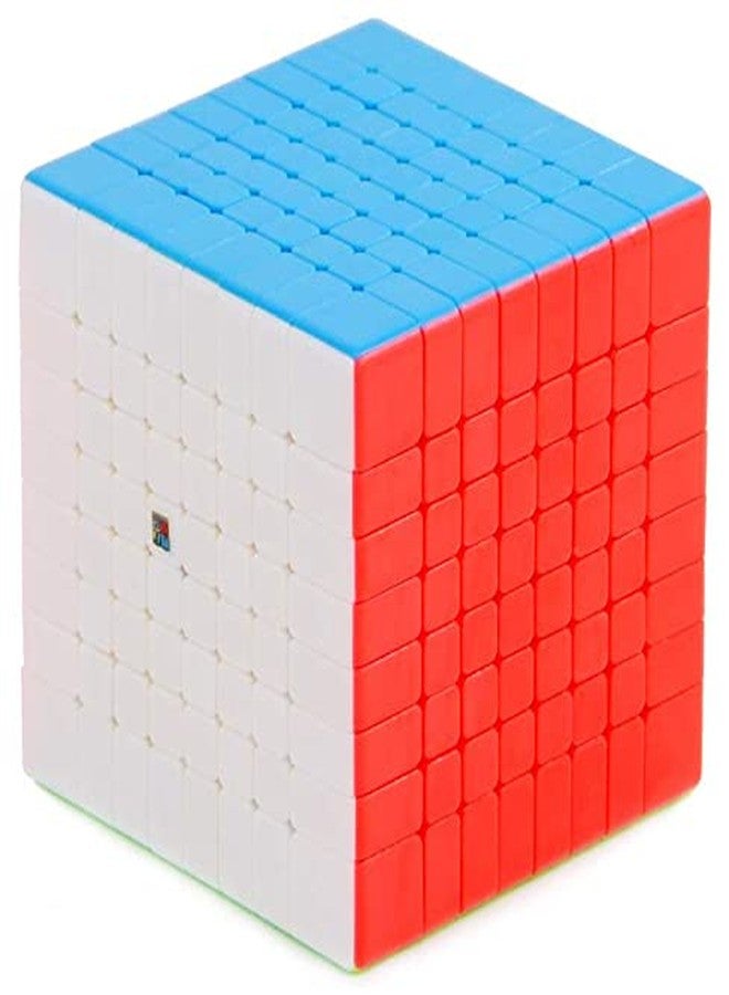 HAWKISTER مكعب السرعة HAWKISTER MoYu MFJS Meilong 8X8 بدون ملصقات (Mofang Jiaoshi)، مقاس 70 مم، للأطفال - Image 2